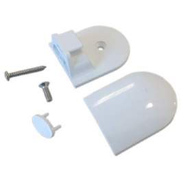 White PVC guide for Joll bath screens - Novellini - Référence fabricant : R02JOL-30