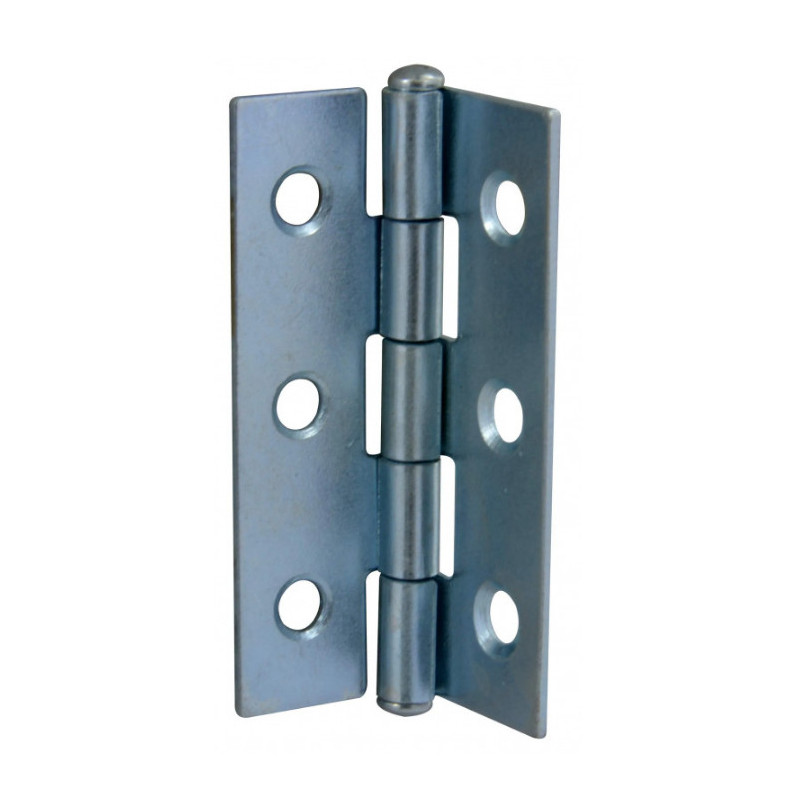Rechthoekig scharnier met gaten van 3 mm, B30 H50 mm