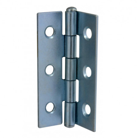 Rectangular hinge with 3 mm holes, W30 H50 mm