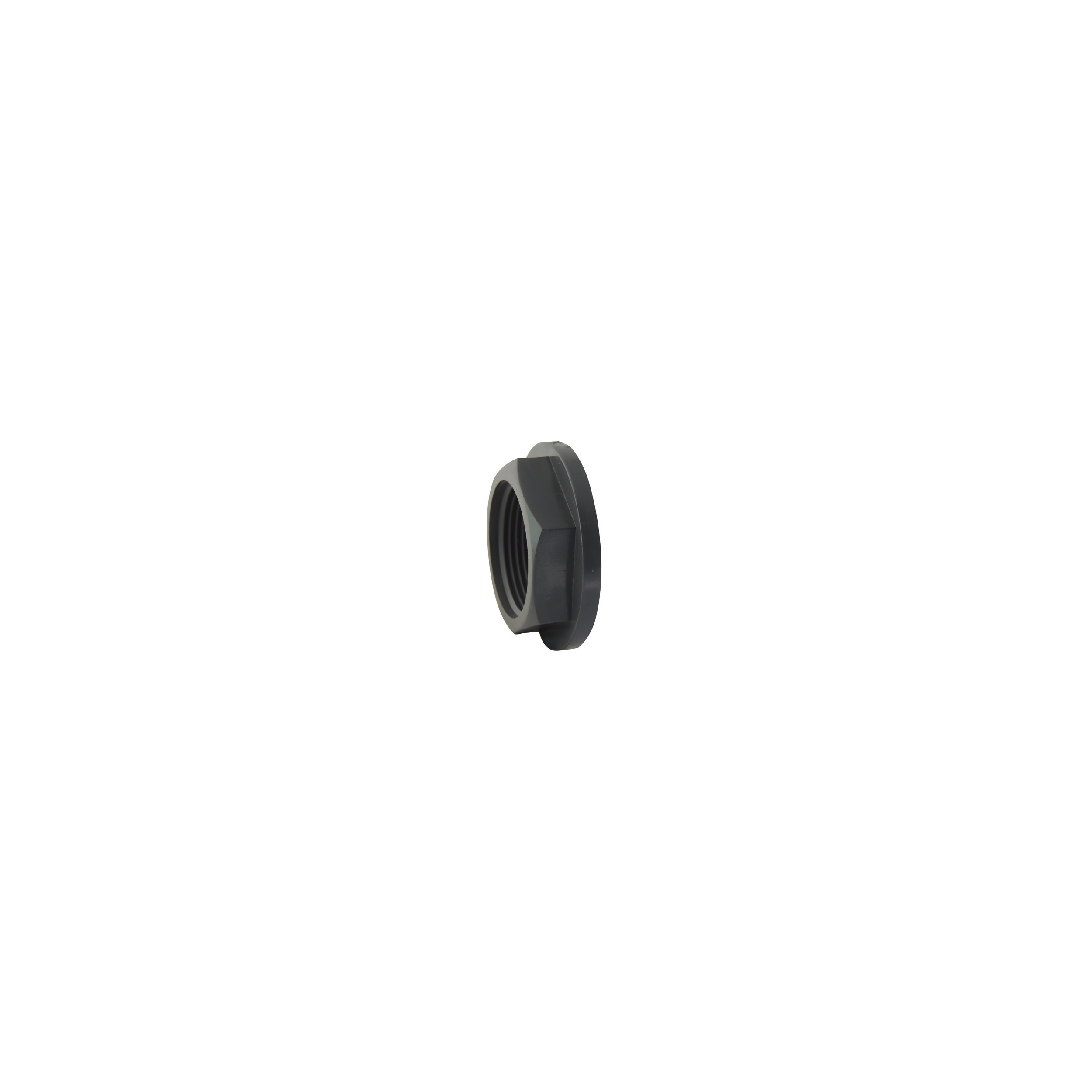 Polypropylene 66x76 locknut for threaded spool.