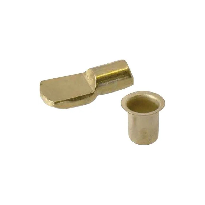 Kopie van Taquet à douille laiton, diamètre 8 mm, 8 pièces