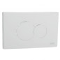 SELLES "Combo" wandcloset bedieningspaneel, witte tweeknopsbediening