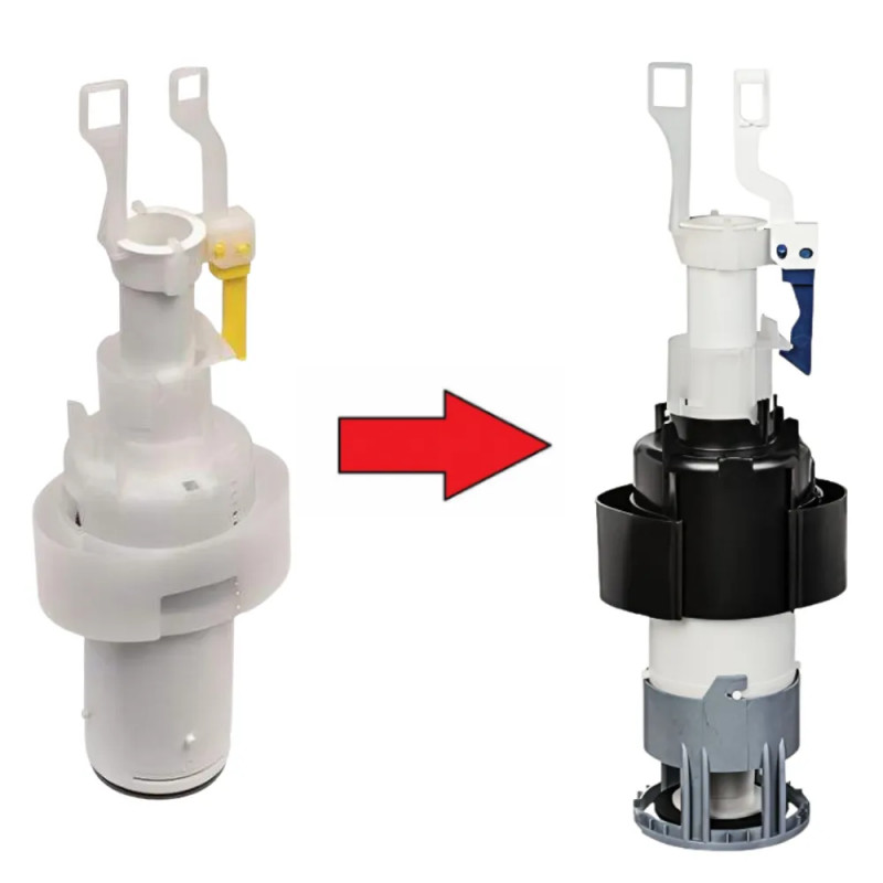 Embase De Soupape Regiplast Pour Réservoir Eurofutura 600/601/620 – Pièce De Rechange Gris