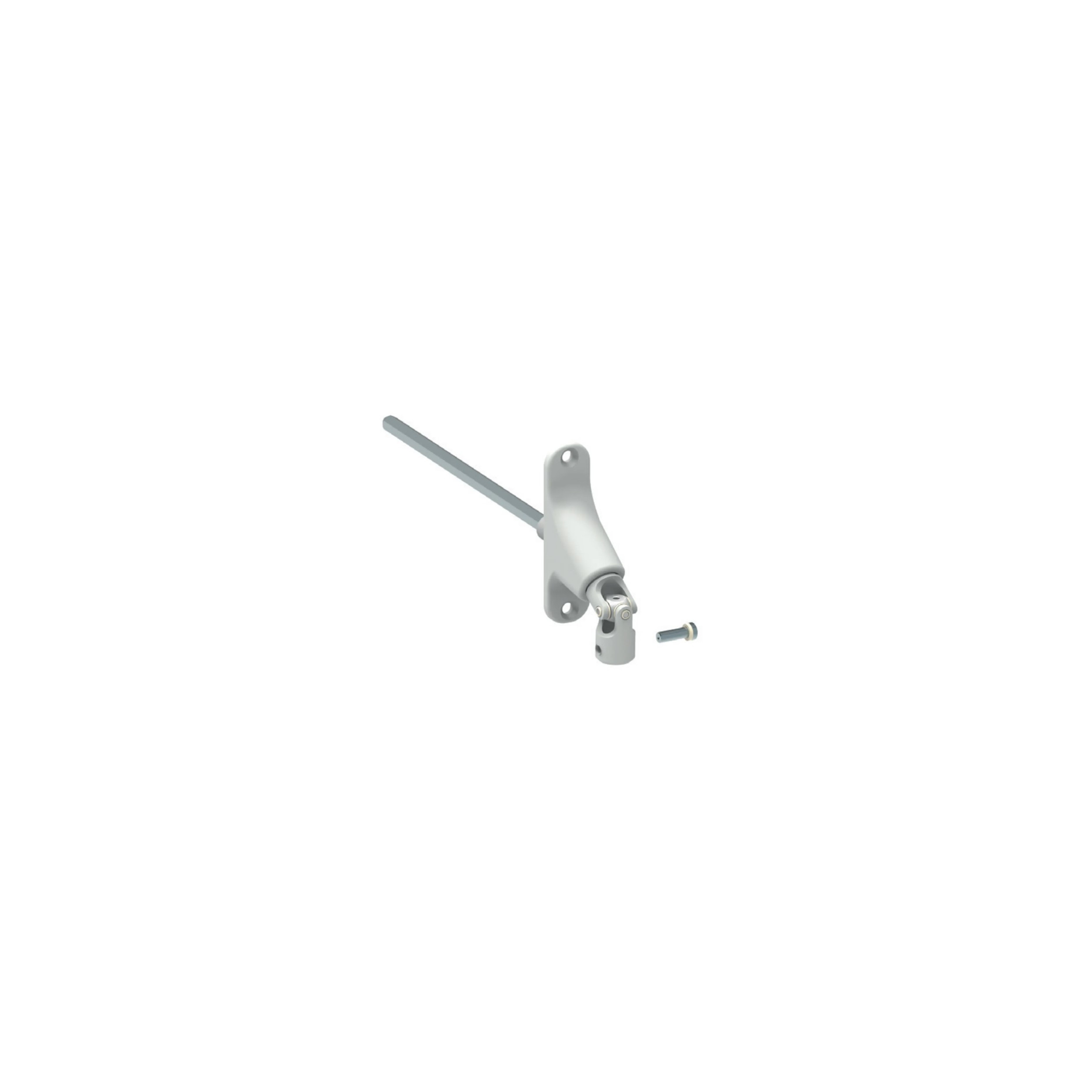 Box outlet for roller shutter with crank, rod 12 mm, L. 215 mm