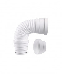 Flexibele WC-pijp extensible 30 tot 65 cm multi-diameter. RÉGIPLAST ASPES