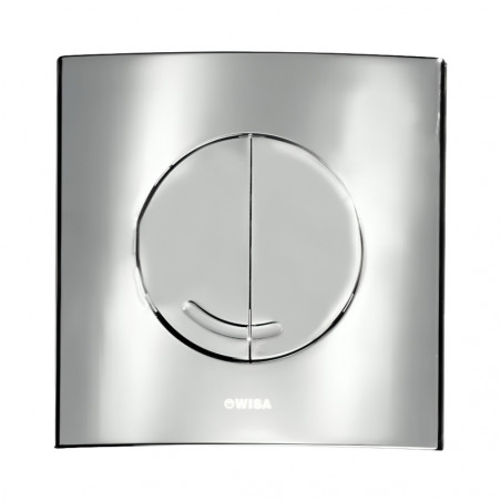 Kopie van Plaque de commande ARGOS 2 touches en ABS blanc pour bati support WISA