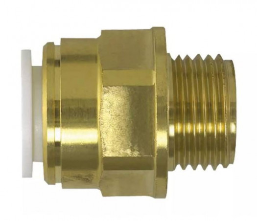 Coupleur en laiton mâle 1/2" (15x21)