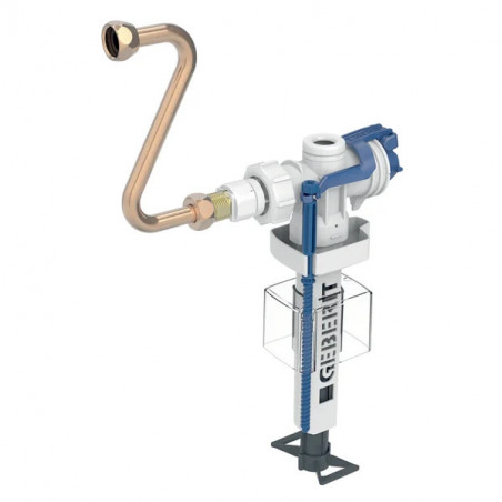 GEBERIT float valve with side feed for concealed tank.