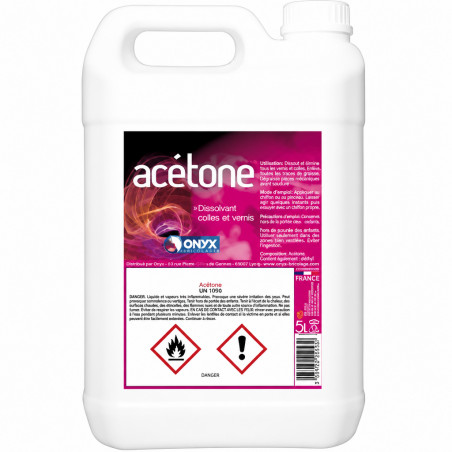 Aceton, jerrycan van 5 L.