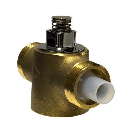 TC brass flash flush valve