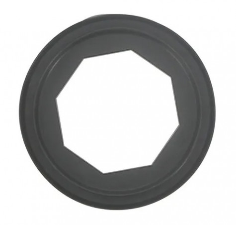 Lip seal between bowl and cistern for NICOLL/SAS toilet valve.