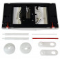 Witte controleplaat 2v 384 SAS en w981, w982, w985 Nicoll