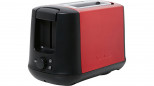 MOULINEX Subito Select broodrooster in rood en zwart.