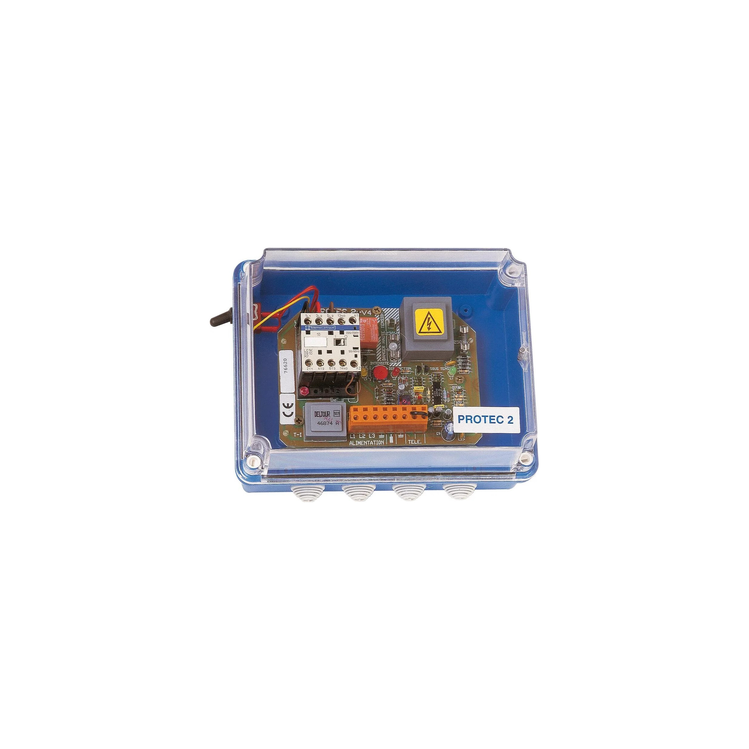 Coffret protection moteur et manque d'eau, PROTECT 2.