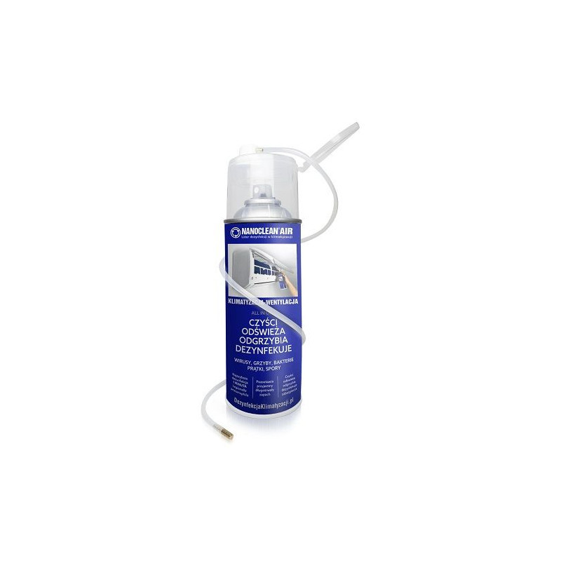 NANOCLEAN luchtreiniger en ontsmettingsmiddel, 400 ml spuitbus met citrusgeur.