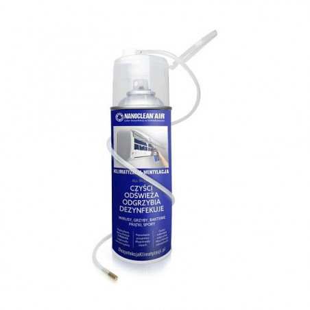 Detergente e disinfettante per l'aria NANOCLEAN, aerosol da 400 ml al profumo di agrumi.