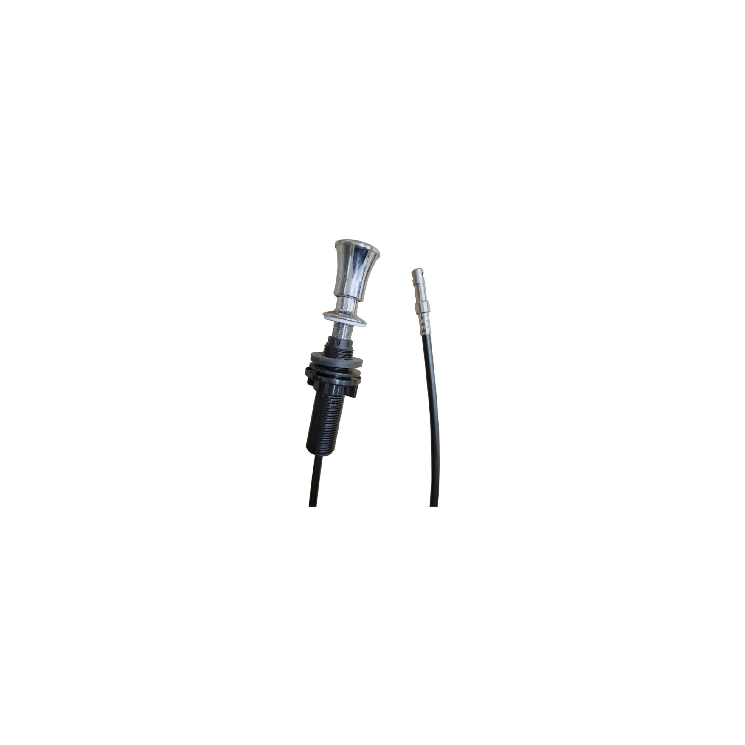 Pull cord in shiny 304 stainless steel, 560 mm cable for automatic sink strainer