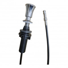 Pull cord in shiny 304 stainless steel, 560 mm cable for automatic sink strainer
