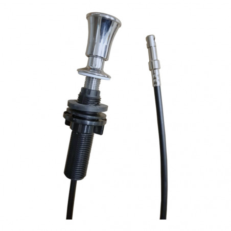 Pull cord in shiny 304 stainless steel, 560 mm cable for automatic sink strainer