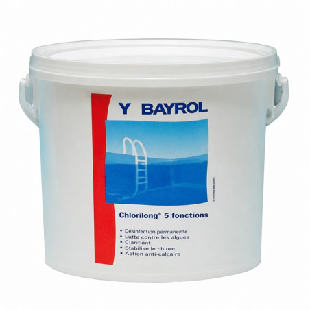 Chlorilong 5 functies 5Kg BAYROL.