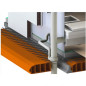 Multi-connector cap 100 mm EVAC+ for PVC unit downpipe, primary ventilation