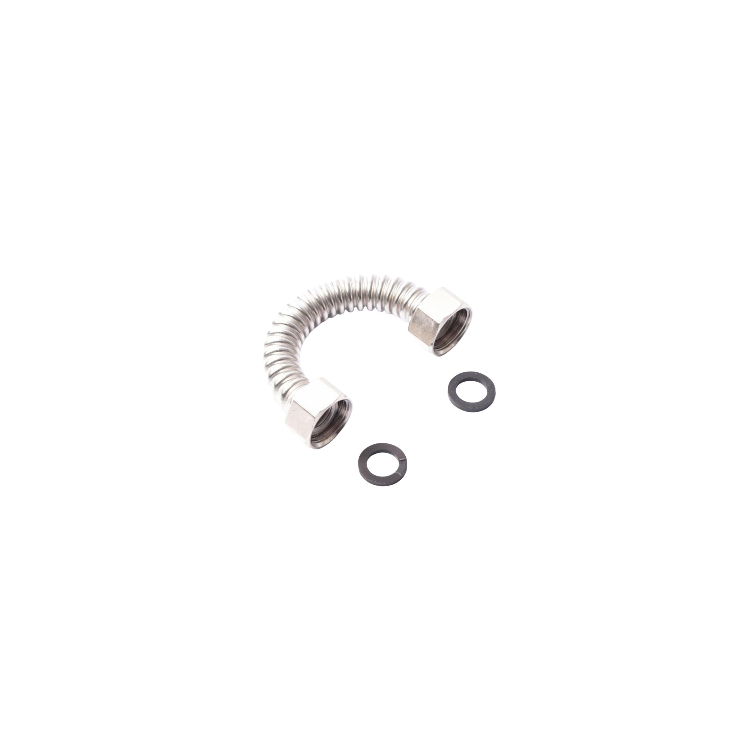 Grooved connecting tube for electric water heater