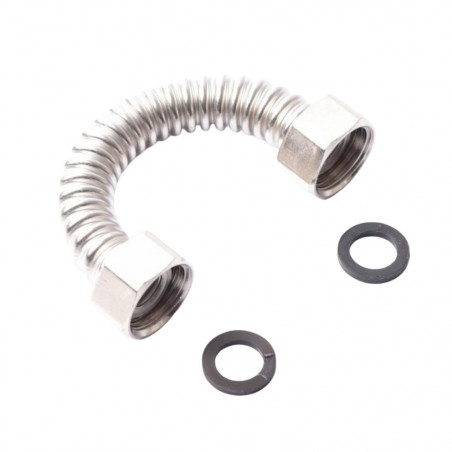 Grooved connecting tube for electric water heater