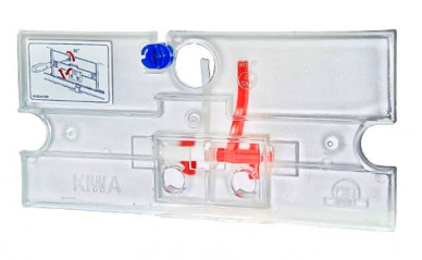 Counter plate for UP flush-mounted tank, large inspection opening