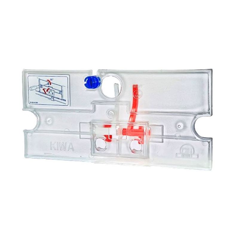Counter plate for UP flush-mounted tank, large inspection opening