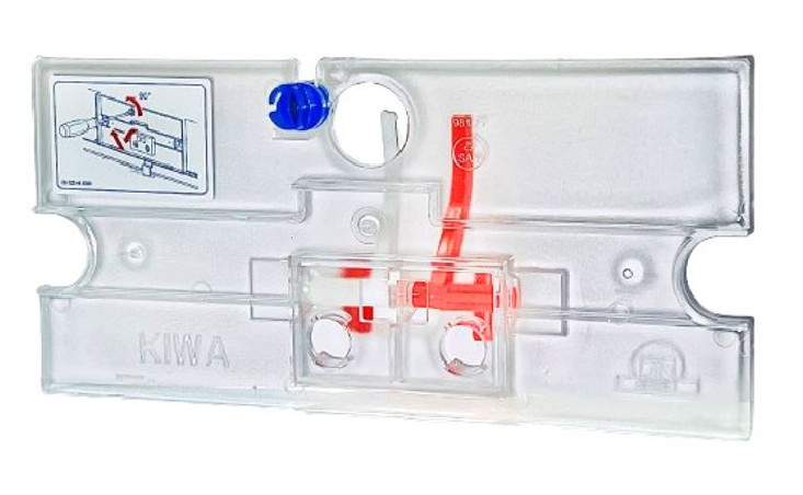 Counter plate for UP flush-mounted tank, large inspection opening