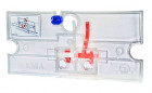 Counter plate for UP flush-mounted tank, large inspection opening