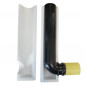 Angled flush pipe for Geberit concealed cisterns for wall-hung WCs
