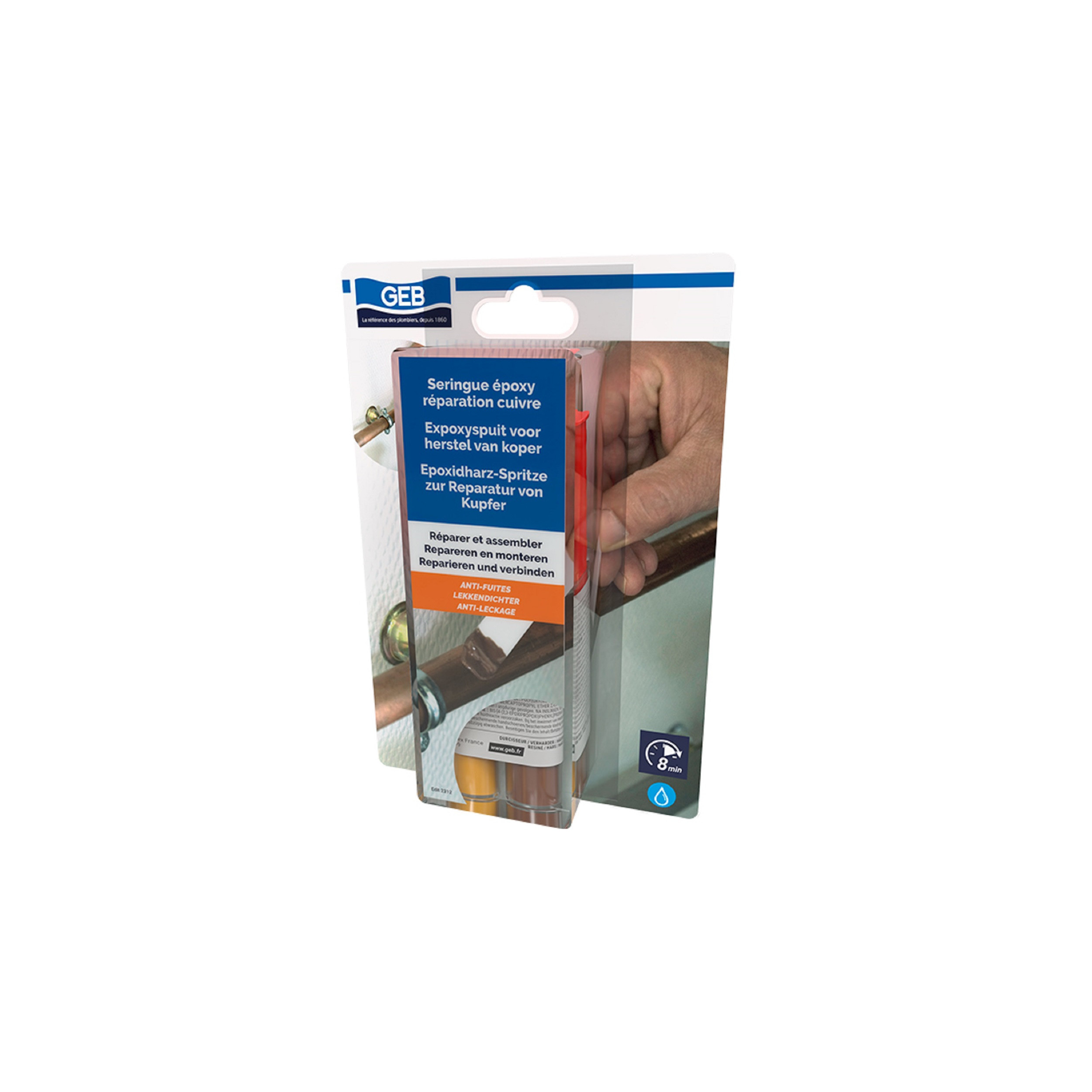 Epoxy-Spritze zur Kupferreparatur, 24 ml GEB 127600