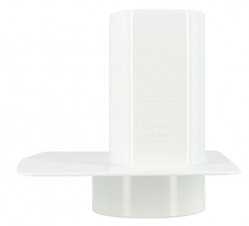 Ovation downspout foot TD95 white 90x56 NICOLL PCU95B - Image 3/3