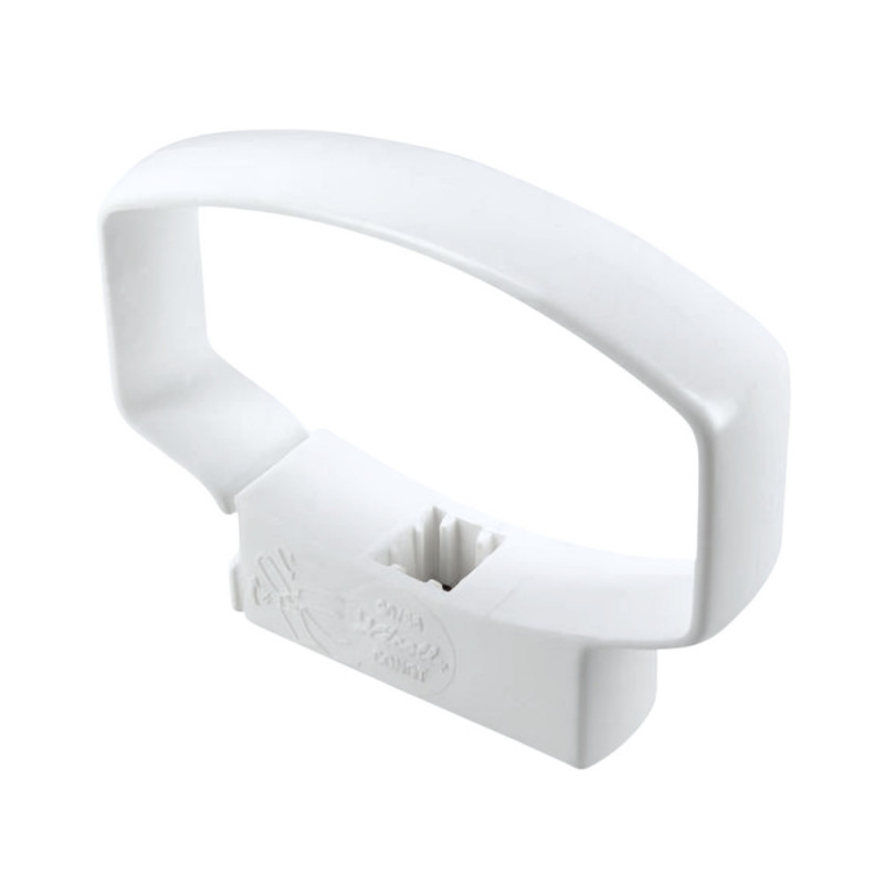 Abrazadera para tubo de bajada ovation 28 "TD95" 90x56 mm, blanco