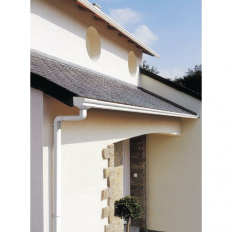 Fascetta per pluviale ovation 28 "TD95" 90x56 mm, bianca