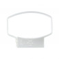 Down pipe clamp ovation 28 "TD95" 90x56 mm, white