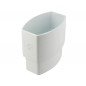 Manchette mâle-femelle tube ovation TD95 90x56 mm, PVC Blanc