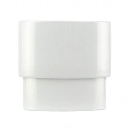 Male-female sleeve ovation TD95 90x56 mm, PVC White