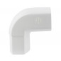 Codo 90° macho-hembra "TD95" bajante 90x56, Blanco