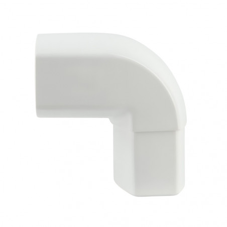 Coude mâle-femelle 90° tube descente ovation "TD95" 90x56, Blanc