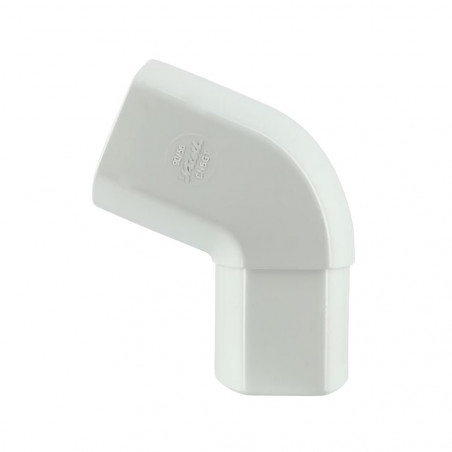 Codo macho-hembra 67° tubo de bajada ovation "TD95" 90x56, Blanco