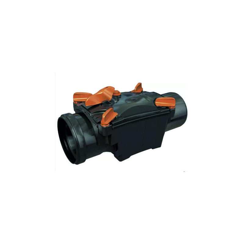 Check valve type 1 with flap, diameter 100mm.