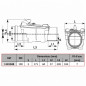 Terugslagklep type 1 met klep, diameter 100mm.