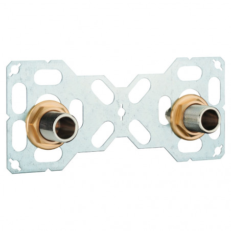 Shower plate, straight PER Ø 16 sliding connection, 150 mm