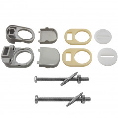 Kit de tornillos y fijación para asiento de inodoro de descenso lento OPIO