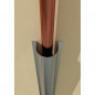 Stainless steel protective conduit, diameter 60 mm for 22 mm pipe max, 1 m
