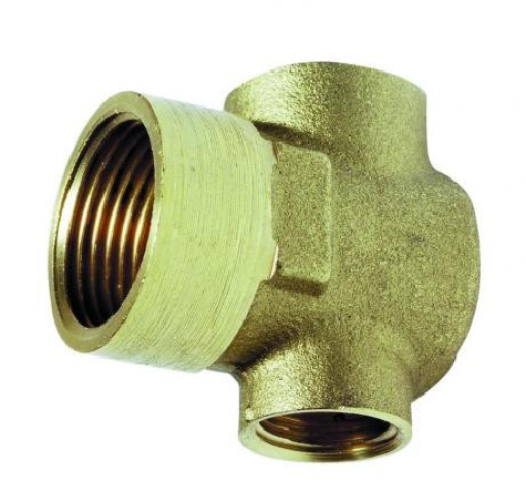 Termination tee for 20x27 heating manifold.