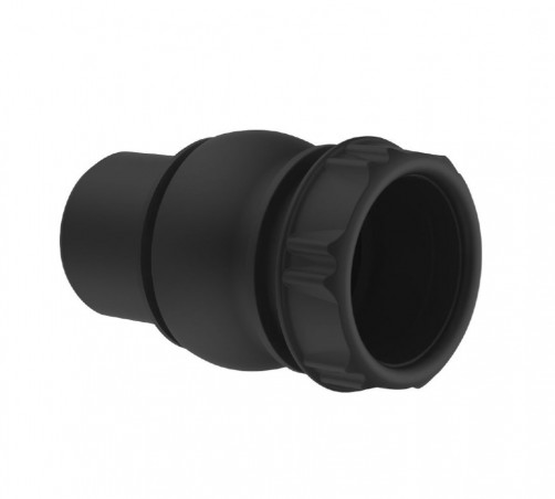 Swivel fitting (10°) M/F for drain, diameter 40 mm, black