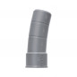 Codo multiángulo PVC 40 mm 5°/10°/15° macho hembra Codo multiángulo PVC 40 mm 5°/10°/15° macho hembra
